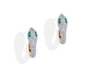 Flora Gold Snake Örhängen