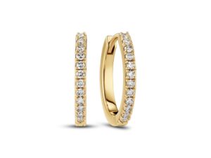 Örhänge Alba - 14k guld eller vitguld 0.09 ct TW G-H VS lab-grown diamanter